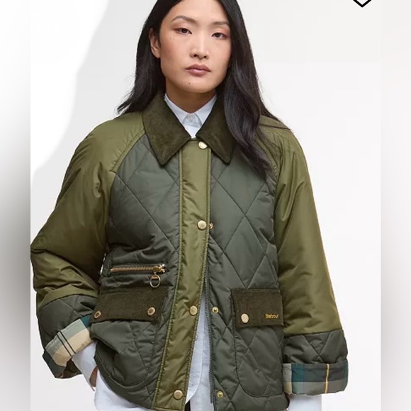 BarbourWomen's Martha Corduroy-Collar Quilted Jacket